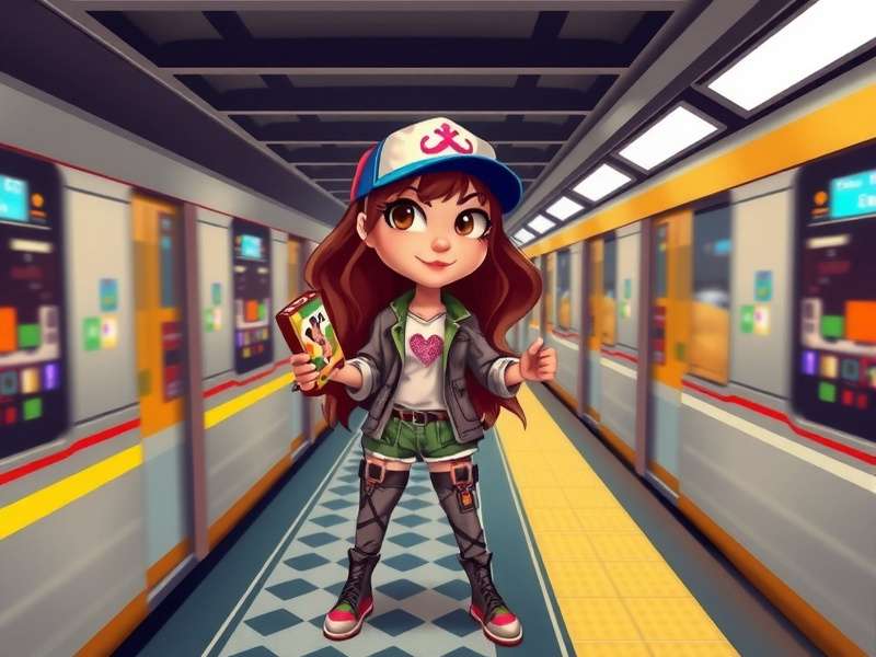 सबवे सर्फर्स लड़की इमेज - युत्सी