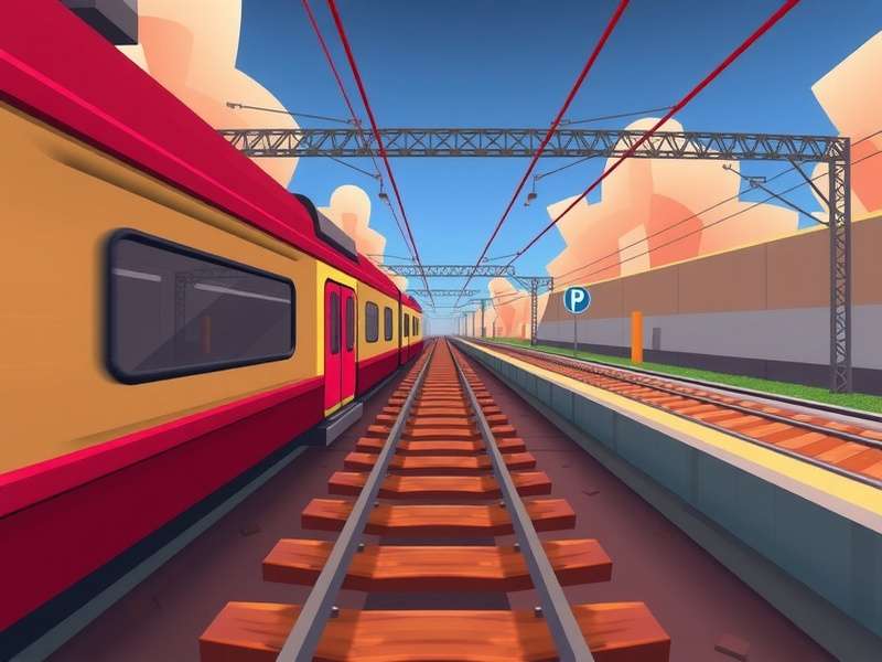 Subway Surfers Gameplay Vertical - मुख्य कैरेक्टर ट्रेन पर दौड़ते हुए