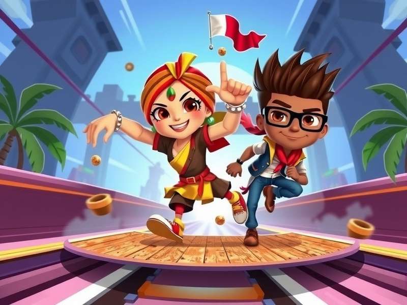 Subway Surfers Jake और Tricky gameplay screenshot