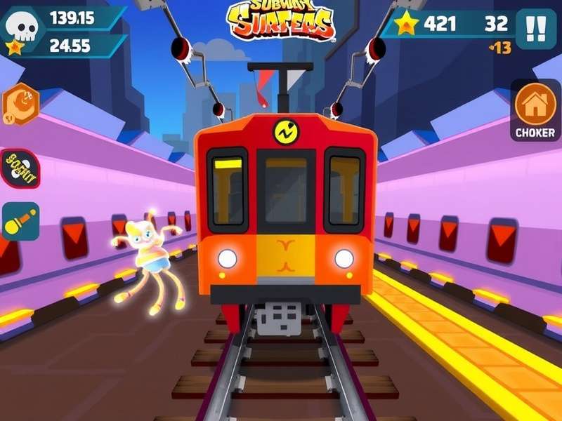 Subway Surfers गेमप्ले दृश्य