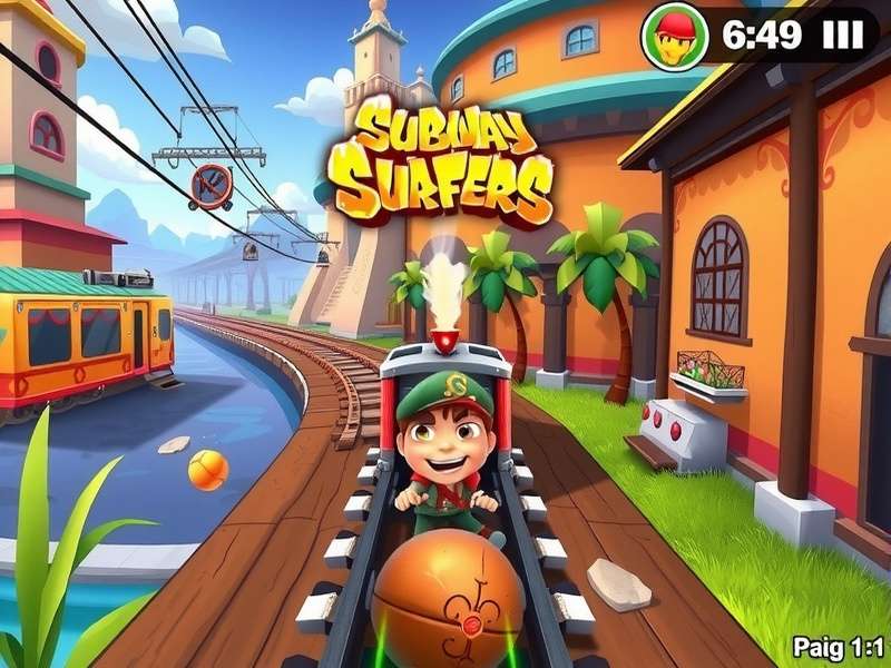 Subway Surfers Gameplay Screenshot
