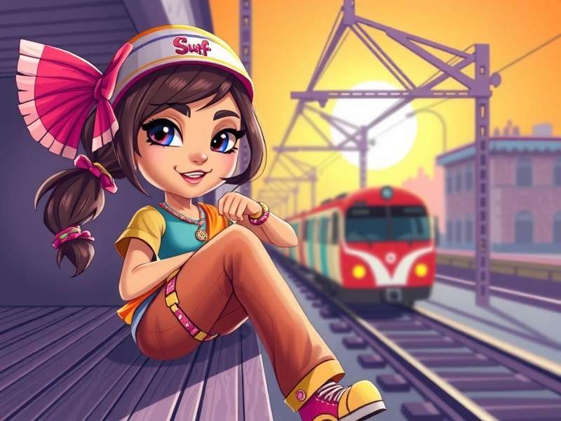 Subway Surfers Girl Character Drawing Tutorial