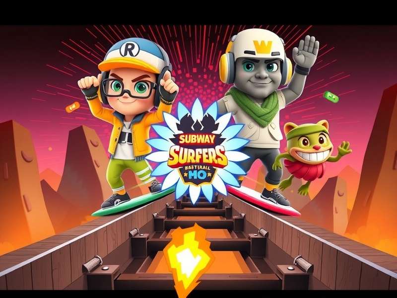 Multiple devices running Subway Surfers game simultaneously