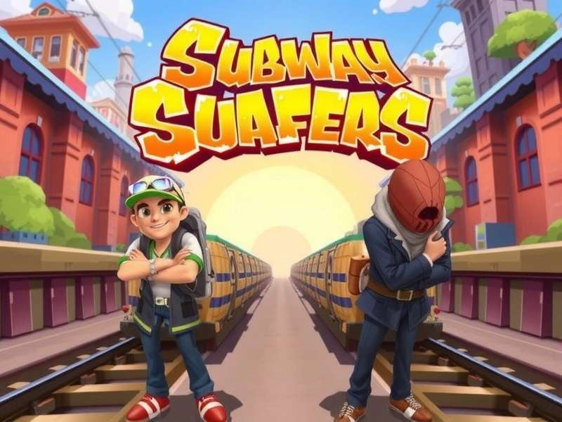 Subway Surfers characters lineup showing main characters and costumes