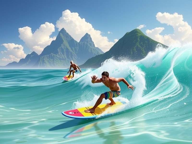 Expert Subway Surfers player demonstrating advanced sway techniques on a vibrant city track