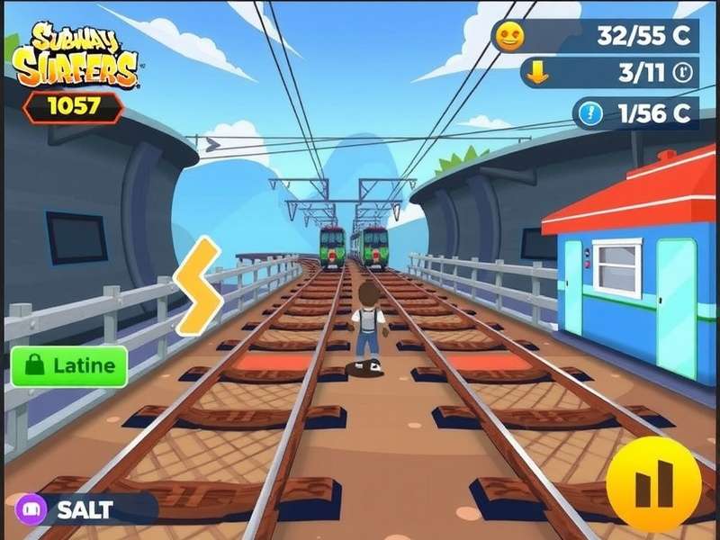 Subway Surfers Logo with transparent background for team branding