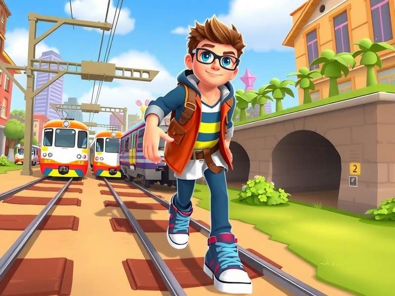 Subway Surfers Web gameplay screenshot on a desktop
