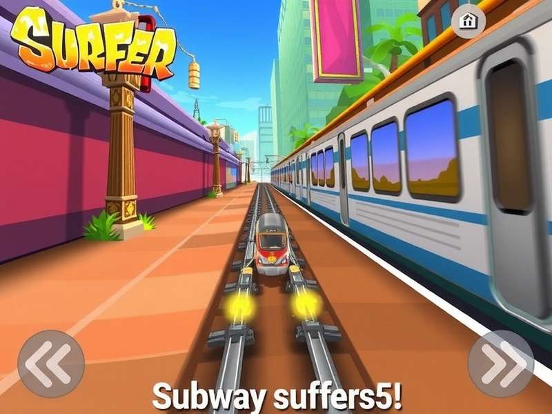 Subway Surfers gameplay on mobile device