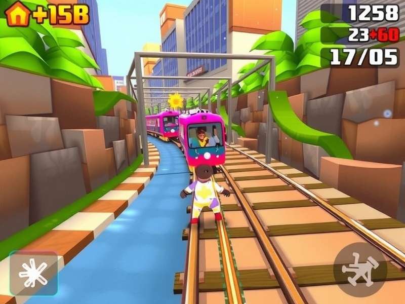 Subway Surfers Modded gameplay screenshot showing unlimited coins and characters