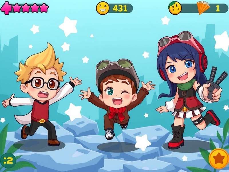 Subway Surfers gameplay on a mobile device with colorful graphics