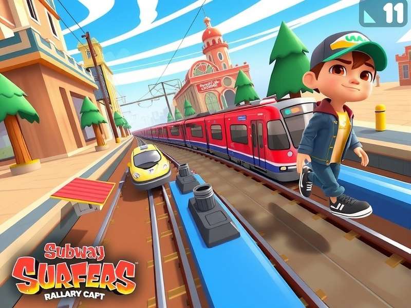 Yutani character from Subway Surfers