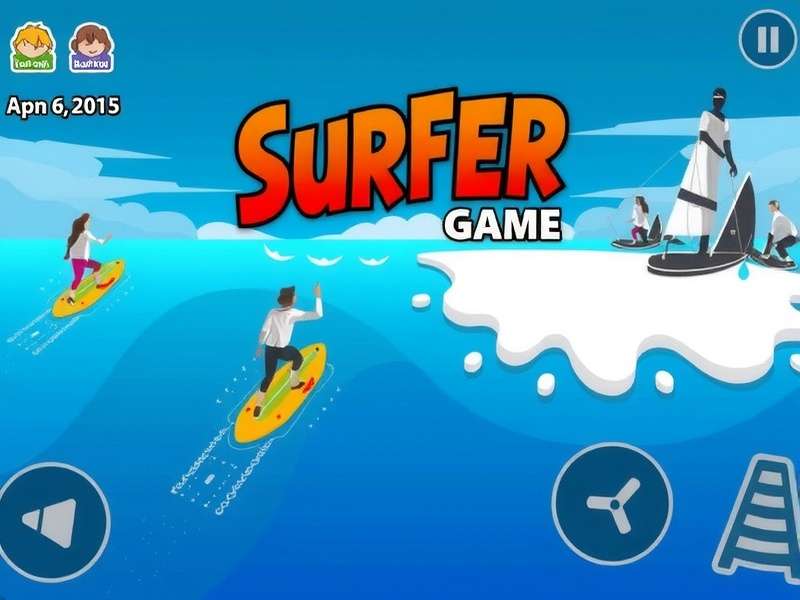 Subway Surfers gameplay showing character on hoverboard dodging trains