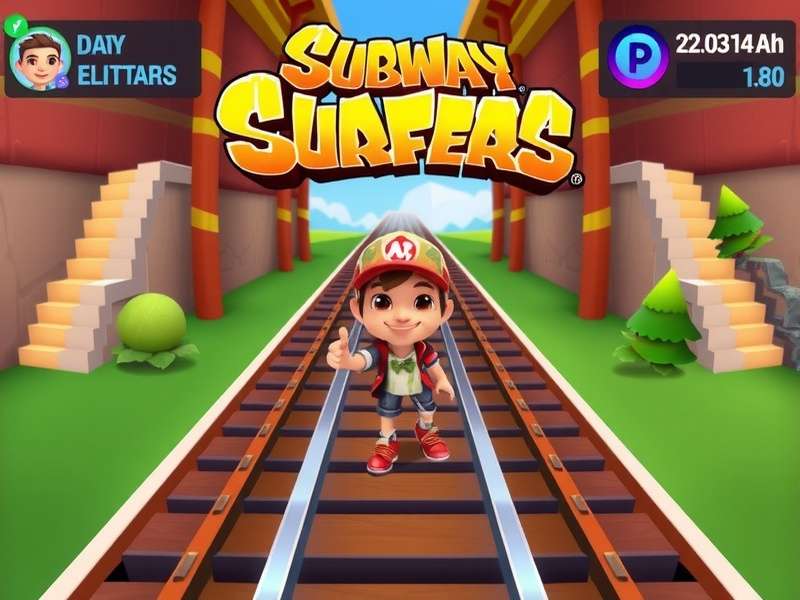 Infographic showing power-up synergy in Subway Surfers