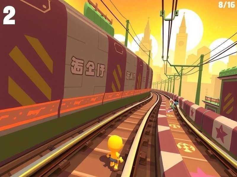 Yellow Subway Surfers art and design concept with vibrant yellow colour scheme and urban aesthetic