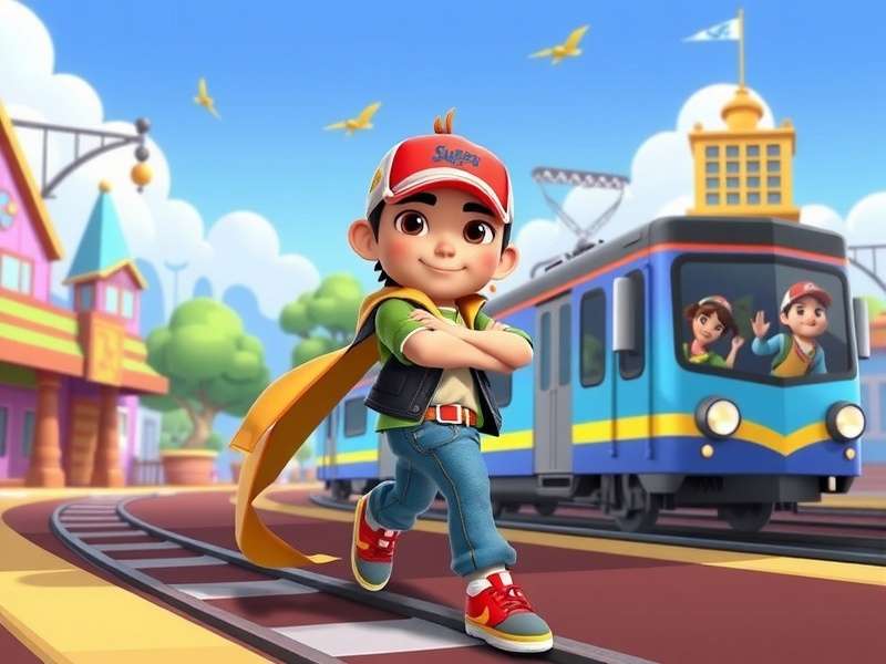 Subway Surfers Animated Series – Jake and Tricky racing through vibrant city streets