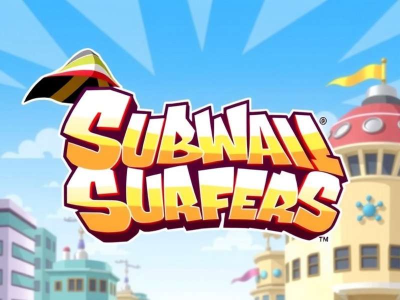 Subway Surfers Logo featuring the iconic train and graffiti-style lettering