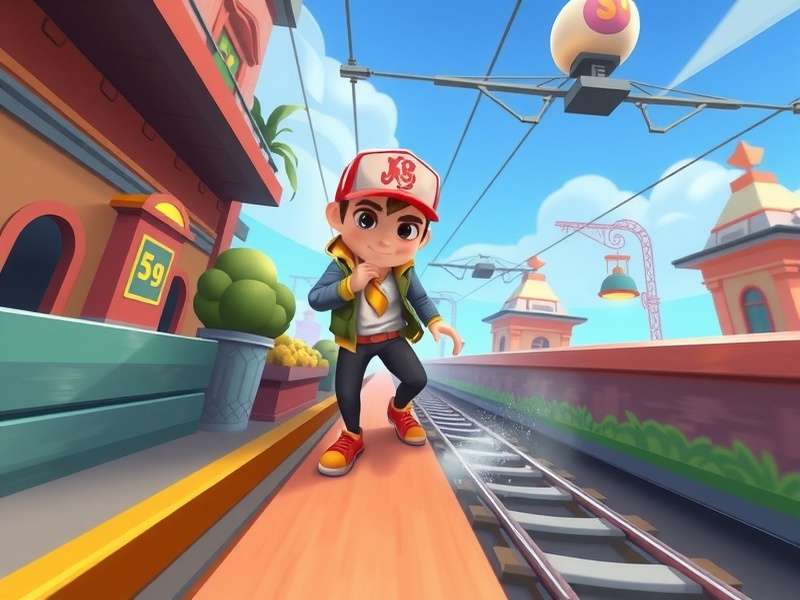 Subway Surfers Phonk gameplay visual showing character running on tracks with phonk music vibes